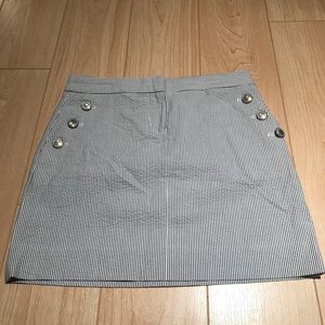 J. Crew Seersucker skirt in size 0
